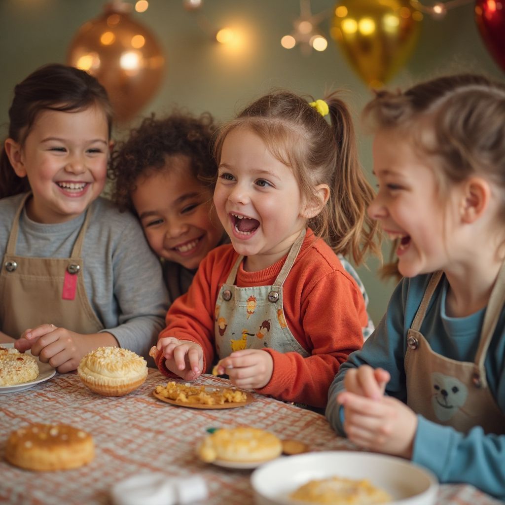 Children enjoying activities