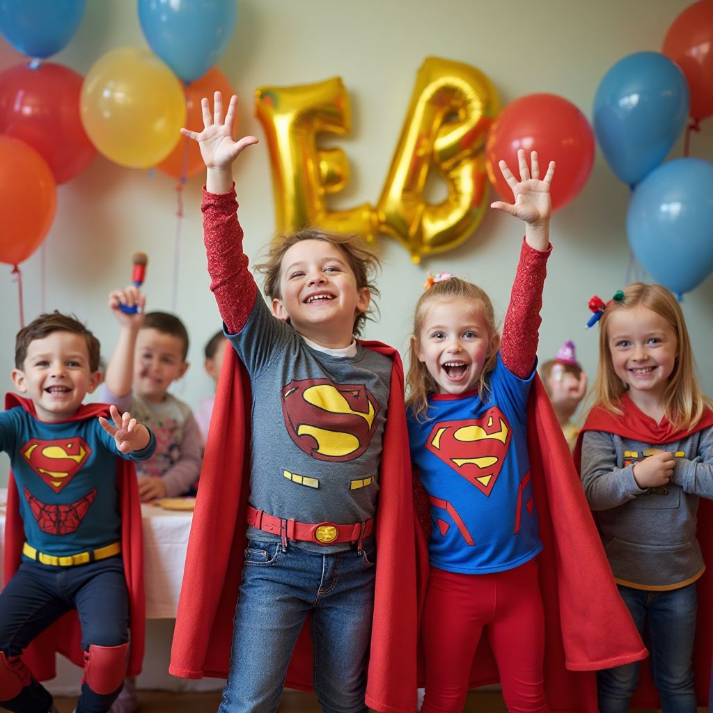 Superhero themed party